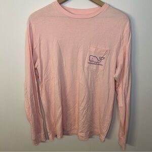 Vineyard Vines Breast Cancer Awareness Pink Long Sleeve T-Shirt, Size XS